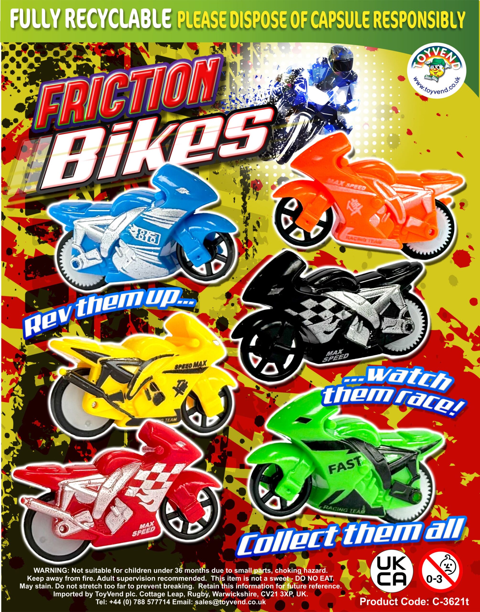 55mm Friction Bikes
