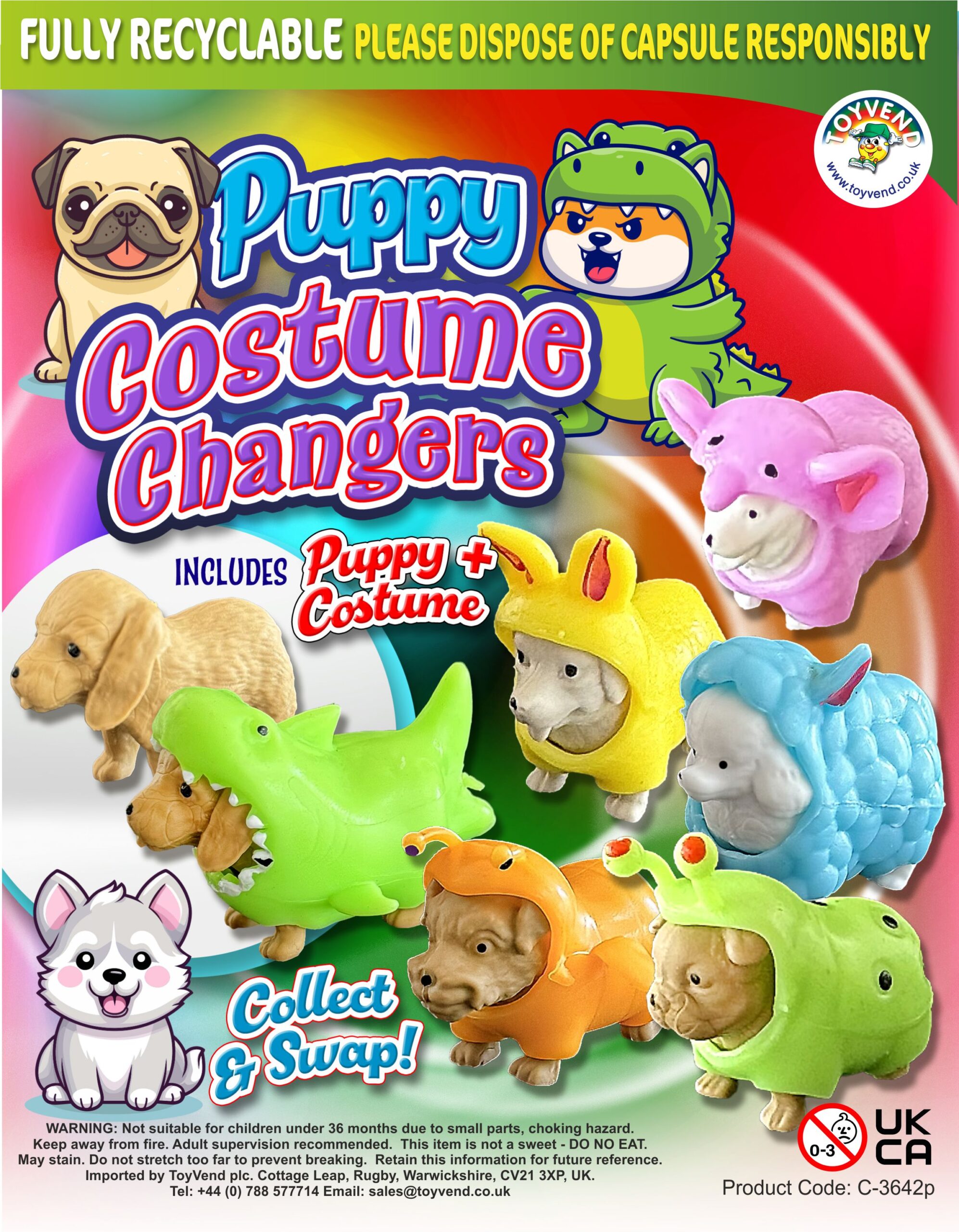 55mm Puppy Costume Changers