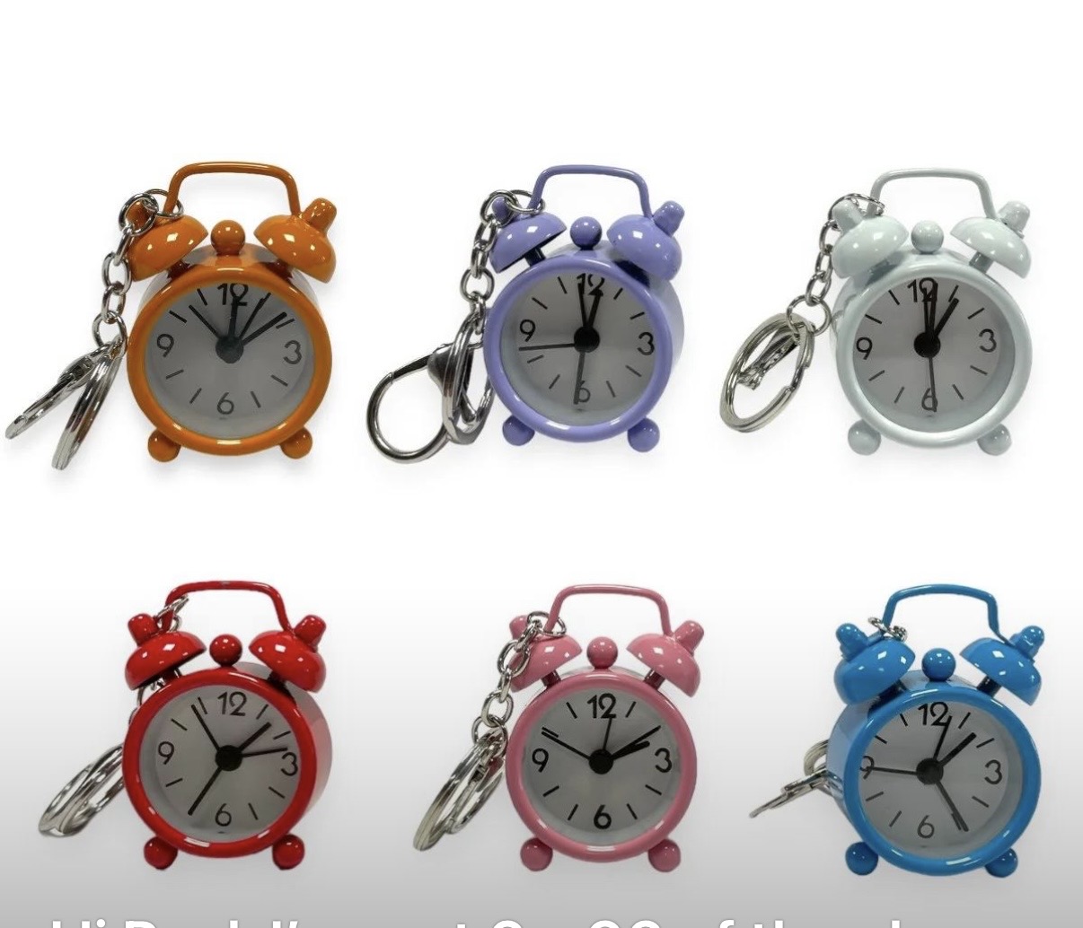 Alarm Clock Bag Clip