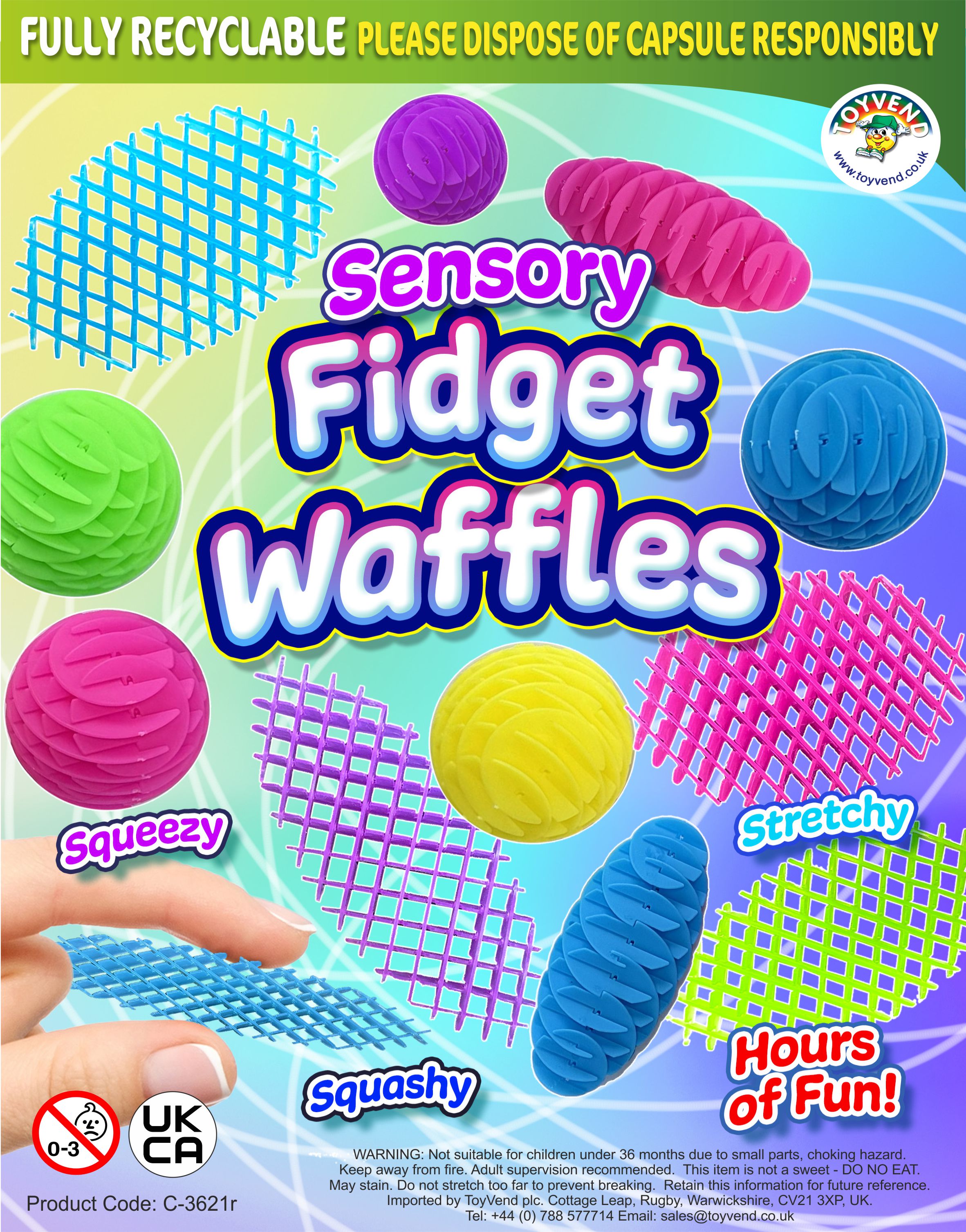 55mm Fidget Waffles
